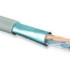 Кабель витая пара F/UTP кат.5E 4х2х24AWG solid PVC FUTP4-C5E-S24-IN-PVC-GY-305 сер. (м) Hyperline 42052