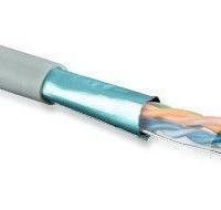 Кабель витая пара F/UTP кат.5E 4х2х24AWG solid PVC FUTP4-C5E-S24-IN-PVC-GY-305 сер. (м) Hyperline 42052