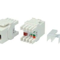 Вставка Keystone Jack RJ-45(8P8C) категория 5e тип 180град. KJ8-8P8C-C5e-180-WH бел. Hyperline 426192