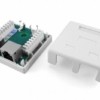 Розетка ПК 2-м ОП Dual IDC SB1-2-8P8C-C5e-SH-WH RJ45 (8P8C) кат.5E экранир. Hyperline 430233