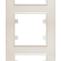 Рамка 3-м Karea вертик. крем. Makel 56010708