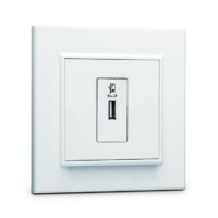 Розетка для зарядного устройства USB KAREA бел. Makel 56001465