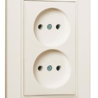 Розетка 2-м СП Karea 10А IP20 б/з крем. Makel 56010017