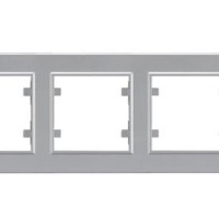 Рамка 5-м Karea горизонт. сереб. Makel 56065705