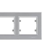 Рамка 3-м Karea горизонт. сереб. Makel 56065703