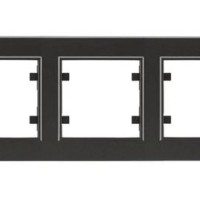 Рамка 5-м Karea горизонт. дым. металлик Makel 56050705