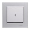 Переключатель проходной 1-кл. СП Karea 10А IP20 сереб. Makel 56065005