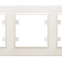 Рамка 3-м Karea горизонт. крем. Makel 56010703