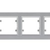 Рамка 4-м Karea горизонт. сереб. Makel 56065704