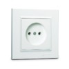 Розетка б/з (Керамика) СП Karea 16А IP20 бел. Makel 56001002