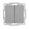 Выключатель 2кл. СП Vesna механизм платина Lezard 742-3588-101