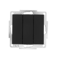 Выключатель 3кл. СП Vesna механизм черн. бархат Lezard 742-4288-109