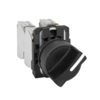 Переключатель КПЕ1531Р-черный-3но+1нз-ручка-фикс-2поз-IP54-КЭАЗ