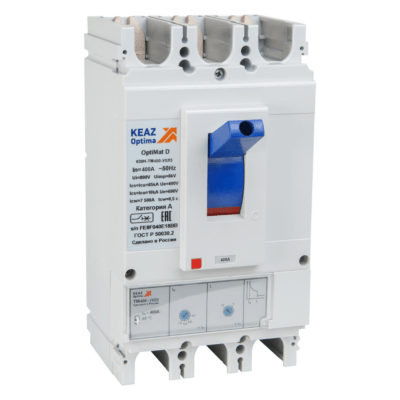 Выключатель ВА в литом корпусе OptiMat D 630H-TM400-УХЛ3