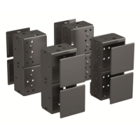 Комплект угловых элементов с пластиковыми заглушками, В =200 мм, 1 кмп =4  шт