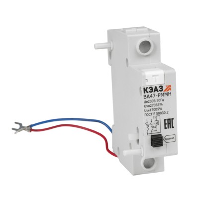 Расцепитель минимального максимального напряжения ВА47-РММН