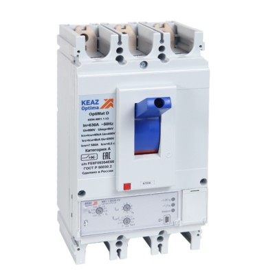 Выключатель ВА в литом корпусе OptiMat D 630N-MR2.1-У3