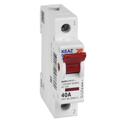 Выключатель нагрузки модульный OptiDin BM63PL-140-УХЛ3 (ВМ63PL)
