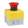 Пост кноп авар стоп OptiSignal D22 C5-BK-1-ESK-11 1НО+1НЗ с ключом XALK188E
