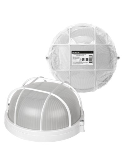 Светильник TDM НПБ1302 белый/круг с реш. 60Вт IP54 (1/8)