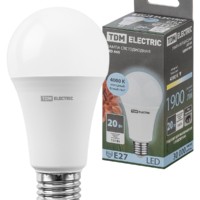 Лампа СДЛ А60 20Вт 230В 4000К E27 TDM