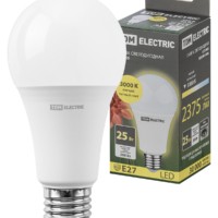 Лампа СДЛ А65 25Вт 230В 3000К E27 TDM