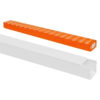 Кабель-канал ККМЭ 40х40мм белый TDM (30 м)