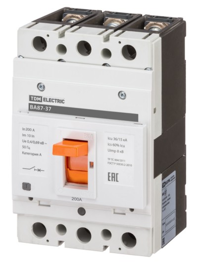 Выключатель ВА 3Р 200А 35кА TDM — изображение 2