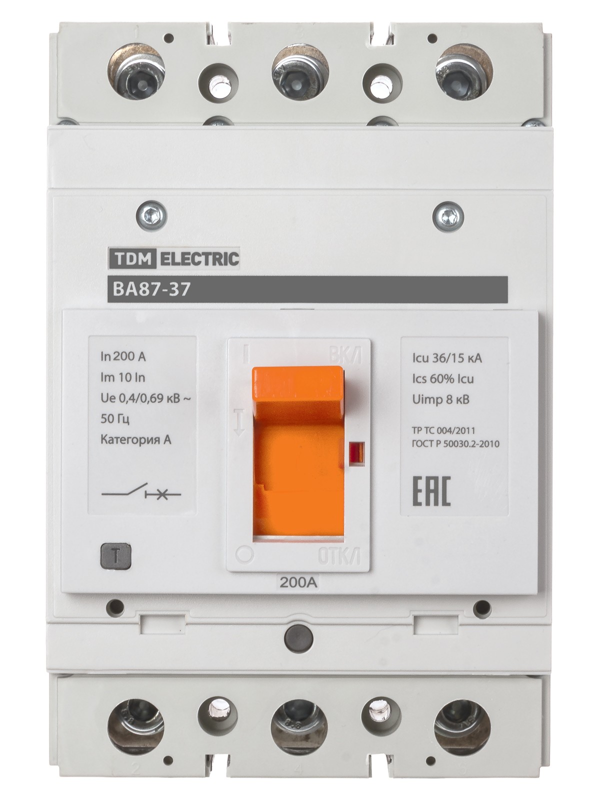 Выключатель ВА 3Р 200А 35кА TDM — изображение 3