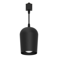 Светильник Feron AL197 трековый однофазный на шинопровод под лампу на подвесе E27 черный