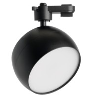 Светильник Feron AL167 трековый однофазный на шинопровод под лампу GX70 черный