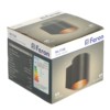 Светильник настенный Feron ML1750 Glow G9,15W 230V чёрный + золото IP20