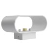 Светильник настенный Feron ML1780 Oval MR16 35Вт 230В G9 15Вт белый IP20
