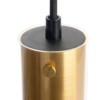 Светильник потолочный Feron ML1898 на подвесе MR16 35W 230V, золото, черный, 55*200