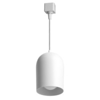 Светильник Feron AL197 трековый однофазный на шинопровод под лампу на подвесе E27 белый