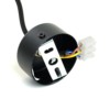 Светильник потолочный Feron ML1841Barrel ECHO levitation MR16 35W 230V GU10 чёрный с антибликовой сеточкой на подвесе 1,7 м