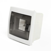 Бокс встраиваемый Stekker EBX50-2/04-20 4 модуля пластик Standart