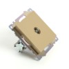 Розетка телевизионная 1-местная (механизм) Stekker GLS00-7108-08 75 Ом 5-862МГц Катрин золото