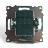 Переключатель 1-клавишный (механизм) Stekker GLS10-7107-04 250V 10А Катрин шоколад