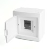 Бокс настенный Stekker EBX50-3/04-20 4 модуля белый пластик Standart