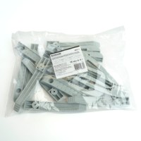 Держатель кабеля для прямого монтажа односторонний ДКО-2 Stekker PMHR1G серый (20шт в упак)