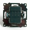 Переключатель1-клавишный (механизм) Stekker GLS10-7107-02 250V 10А Катрин шампань