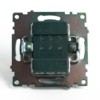 Переключатель 1-клавишный (механизм) Stekker GLS10-7107-03 250V 10А Катрин серебро