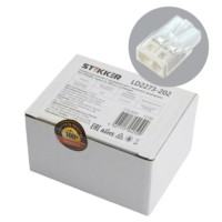 Клемма СМК 2-проводная зажимная для 1-жильного проводника Stekker LD2273-202