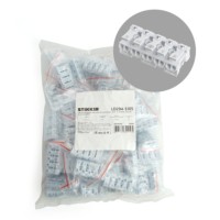 Клемма СМК зажимная с/з 5 контактных групп 3 ввода 3 вывода на полюс