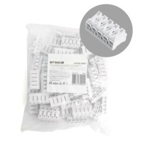 Клемма СМК зажимная 5 контактных групп 3 ввода 3 вывода на полюс