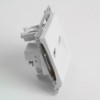 Розетка телевизионная 1-местная (механизм) Stekker GLS00-7106-01 75 Ом 5-862МГц Катрин белый