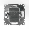 Выключатель 3-клавишный (механизм) Stekker GLS10-7108-03 250V 10А Катрин серебро