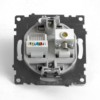 Розетка телевизионная 1-местная (механизм) Stekker GLS00-7106-02 75 Ом 5-862МГц Катрин шампань