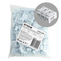 Клемма СМК зажимная 3 контактные группы 3 ввода 3 вывода на полюс